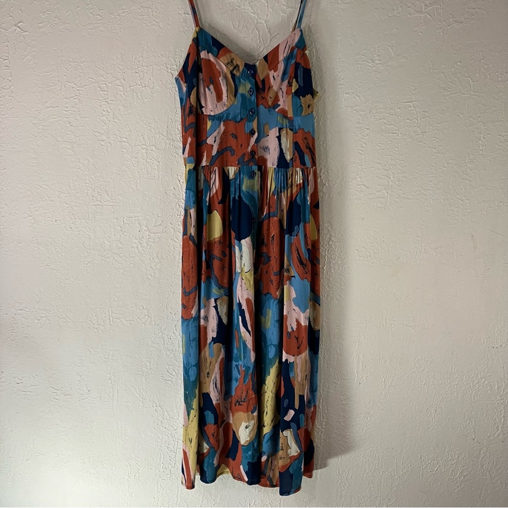 ROLLA'S Multicolor Abstract Midi Dress - Picture 2 of 14